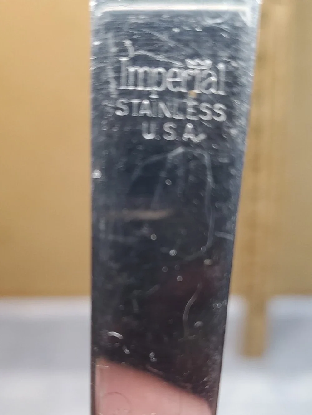 Imperial Stainless Meat 2 Tine Fork with Wood Handle